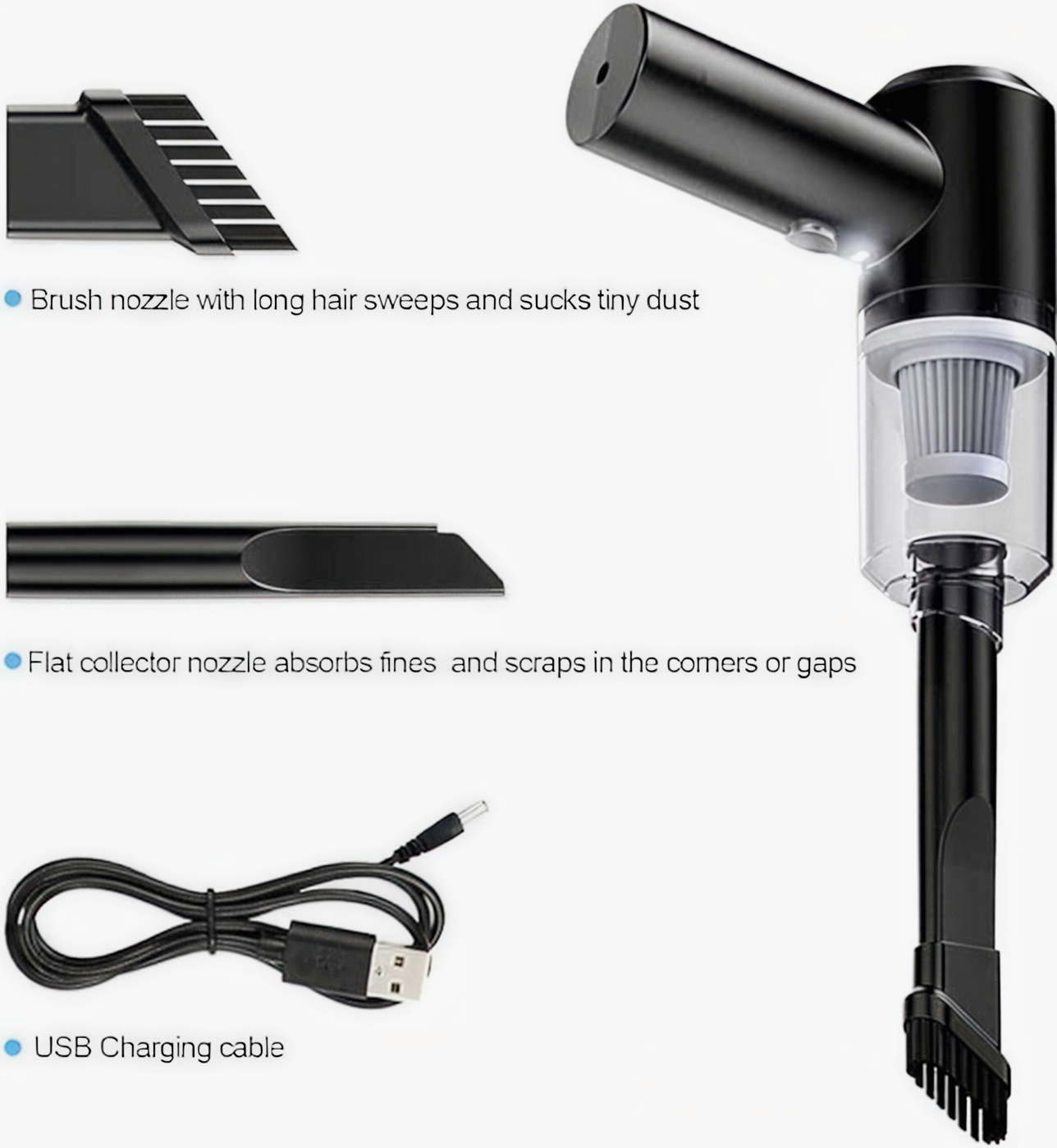 2 in 1 Vacuum Cleaner Dust Collection